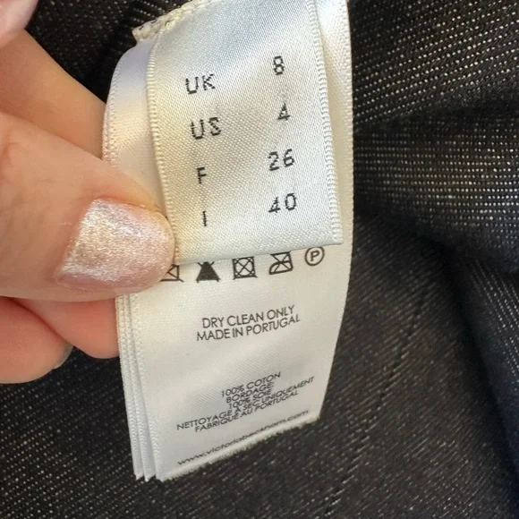 Victoria Beckham Blue Sleeveless Denim Dress - Picture 12 of 13